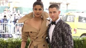 Priyanka Chopra, left, and Nick Jonas attend The Metropolitan Museum of Art's Costume Institute benefit gala celebrating the opening of the Rei Kawakubo/Comme des Garçons: Art of the In-Between exhibition in New York.(Charles Sykes/Invision/AP) Priyanka Chopra, left, and Nick Jonas attend The Metropolitan Museum of Art's Costume Institute benefit gala celebrating the opening of the Rei Kawakubo/Comme des Garçons: Art of the In-Between exhibition in New York.(Charles Sykes/Invision/AP)