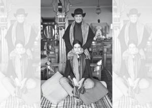 Raghu Rai recreates an old memory with daughter Avani Rai at his home in Delhi(Sanchit Khanna) Raghu Rai recreates an old memory with daughter Avani Rai at his home in Delhi(Sanchit Khanna)