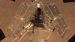 Nasa's Mars Exploration Rover Opportunity is shown in this handout photo released on July 29, 2014.(Reuters File Photo) Nasa's Mars Exploration Rover Opportunity is shown in this handout photo released on July 29, 2014.(Reuters File Photo)