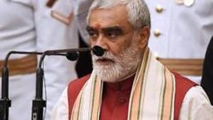 Member of parliament Ashwini Kumar Choubey takes the oath during the swearing-in ceremony of new ministers at the Presidential Palace in New Delhi on September 03, 2017.(AFP File Photo) Member of parliament Ashwini Kumar Choubey takes the oath during the swearing-in ceremony of new ministers at the Presidential Palace in New Delhi on September 03, 2017.(AFP File Photo)