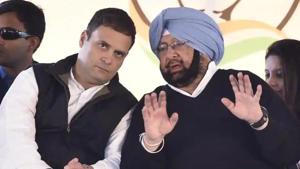 Congress president Rahul Gandhi and Punjab CM Captain Amarinder Singh(HT File) Congress president Rahul Gandhi and Punjab CM Captain Amarinder Singh(HT File)