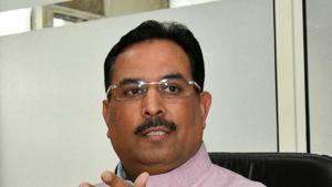 Haryana finance minister Captain Abhimanyu at a press conference in Chandigarh on July 20, 2018. Haryana finance minister Captain Abhimanyu at a press conference in Chandigarh on July 20, 2018.
