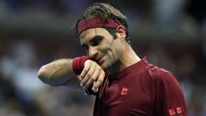 NEW YORK, NY - SEPTEMBER 03: Roger Federer of Switzerland during the men's singles fourth round match against John Milman of Australia on Day Eight of the 2018 US Open at the USTA Billie Jean King National Tennis Center on September 3, 2018 in the Flushing neighborhood of the Queens borough of New York City.(AFP) NEW YORK, NY - SEPTEMBER 03: Roger Federer of Switzerland during the men's singles fourth round match against John Milman of Australia on Day Eight of the 2018 US Open at the USTA Billie Jean King National Tennis Center on September 3, 2018 in the Flushing neighborhood of the Queens borough of New York City.(AFP)