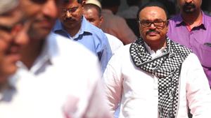 File photo of NCP leader Chhagan Bhujbal. (Kunal Patil/HT photo) File photo of NCP leader Chhagan Bhujbal. (Kunal Patil/HT photo)