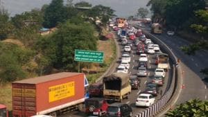 A view of the Mumbai-Pune Expressway.(HT File Photo) A view of the Mumbai-Pune Expressway.(HT File Photo)