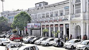 A parking lot at Connaught Place in central Delhi.(Mohd Zakir/HT Photo) A parking lot at Connaught Place in central Delhi.(Mohd Zakir/HT Photo)