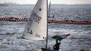 Harshita Tomar won bronze in laser 4.7.(REUTERS) Harshita Tomar won bronze in laser 4.7.(REUTERS)