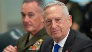 US defence secretary Jim Mattis landed in Kabul on Friday for an unannounced visit to war-torn Afghanistan, adding his weight to a flurry of diplomatic efforts to bring the Taliban to the negotiating table.(AFP File Photo) US defence secretary Jim Mattis landed in Kabul on Friday for an unannounced visit to war-torn Afghanistan, adding his weight to a flurry of diplomatic efforts to bring the Taliban to the negotiating table.(AFP File Photo)