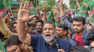 Jan Adhikar Party chief and MP Pappu Yadav alleges he would have been killed, but for the CPRF jawans who were accompanying him.(PTI File Photo) Jan Adhikar Party chief and MP Pappu Yadav alleges he would have been killed, but for the CPRF jawans who were accompanying him.(PTI File Photo)