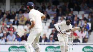 England's Moeen Ali plays a shot on the first day of the fifth Test cricket match between England and India at The Oval in London on September 7, 2018.(AFP) England's Moeen Ali plays a shot on the first day of the fifth Test cricket match between England and India at The Oval in London on September 7, 2018.(AFP)
