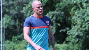 This time, the striker will be donning the FC Pune City jersey after parting ways with Kerala Blasters(Twitter) This time, the striker will be donning the FC Pune City jersey after parting ways with Kerala Blasters(Twitter)