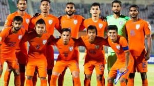 India defeated Maldives to reach the SAFF Cup semi-finals where they will face Pakistan.(Twitter) India defeated Maldives to reach the SAFF Cup semi-finals where they will face Pakistan.(Twitter)