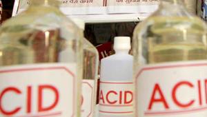 A woman in Greater Noida was allegedly forced to drink acid by members of her sister-in-law’s family. (Representational Image)(Sanjeev Verma / HT File) A woman in Greater Noida was allegedly forced to drink acid by members of her sister-in-law’s family. (Representational Image)(Sanjeev Verma / HT File)