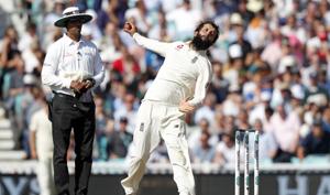 Moeen Ali has picked 11 wickets in two Test matches against India in the ongoing five-match series.(AFP) Moeen Ali has picked 11 wickets in two Test matches against India in the ongoing five-match series.(AFP)