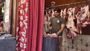 Shops open at Jama Masjid meat market, in Old Gurgaon, India.(HT File Photo) Shops open at Jama Masjid meat market, in Old Gurgaon, India.(HT File Photo)