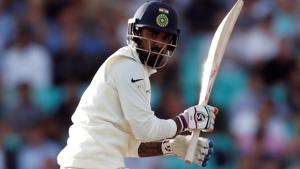 KL Rahul in action on Day 4 of the fifth Test between India and England at the Oval.(REUTERS) KL Rahul in action on Day 4 of the fifth Test between India and England at the Oval.(REUTERS)