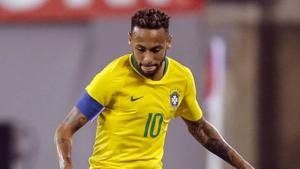 Neymar controls the ball during the international friendly match between Brazil and the USA(AFP) Neymar controls the ball during the international friendly match between Brazil and the USA(AFP)