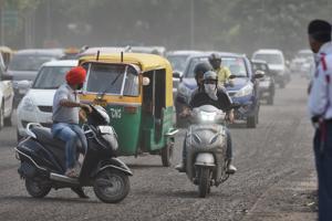 The work was originally scheduled to be completed last week, a senior CPWD official said.(Sanchit Khanna/HT Photo) The work was originally scheduled to be completed last week, a senior CPWD official said.(Sanchit Khanna/HT Photo)