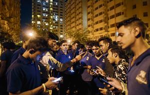 An investigator said four of the five dead men were working as STP operators and fitters, while the fifth was from the housekeeping department at DLF Capital Greens in Moti Nagar.(Burhaan Kinu/HT Photo) An investigator said four of the five dead men were working as STP operators and fitters, while the fifth was from the housekeeping department at DLF Capital Greens in Moti Nagar.(Burhaan Kinu/HT Photo)