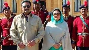 Raseshwari Rajya Lakshmi, wife of former Jaisalmer royal Maharawal Brijraj Singh, announced her entry into politics on Jaisalmer’s 863rd foundation day on August 23.(HT Photo) Raseshwari Rajya Lakshmi, wife of former Jaisalmer royal Maharawal Brijraj Singh, announced her entry into politics on Jaisalmer’s 863rd foundation day on August 23.(HT Photo)