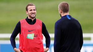 Harry Kane and Eric Dier train ahead of England’s friendly against Switzerland.(REUTERS) Harry Kane and Eric Dier train ahead of England’s friendly against Switzerland.(REUTERS)