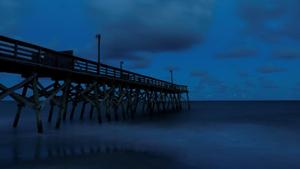 The Surfside Beach Pier which still shows some of the damage from 2016 during Hurricane Matthew is pictured ahead of Hurricane Florence in Surfside Beach, South Carolina.(Reuters Photo) The Surfside Beach Pier which still shows some of the damage from 2016 during Hurricane Matthew is pictured ahead of Hurricane Florence in Surfside Beach, South Carolina.(Reuters Photo)