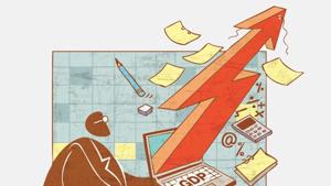 India’s GDP grew 8.2%, the highest in two years, during April-June 2018 (Q1 2018-19). The headline growth numbers, however, do not capture the macroeconomic dynamics currently at play in the Indian economy.(Illustration: Abhimanyu Sinha) India’s GDP grew 8.2%, the highest in two years, during April-June 2018 (Q1 2018-19). The headline growth numbers, however, do not capture the macroeconomic dynamics currently at play in the Indian economy.(Illustration: Abhimanyu Sinha)