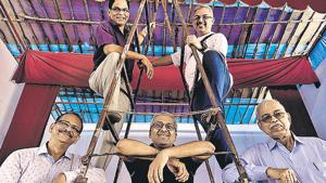 (L to R) Dilip Veghne, Satish Sathe, Sanjay Patwardhan, Shekhar Shirwalkar and Suryakant Vaste who are committee members of Indravandan CHS, SHivaji Park in Mumbai.(Anshuman Poyrekar/HT Photo) (L to R) Dilip Veghne, Satish Sathe, Sanjay Patwardhan, Shekhar Shirwalkar and Suryakant Vaste who are committee members of Indravandan CHS, SHivaji Park in Mumbai.(Anshuman Poyrekar/HT Photo)