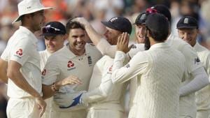 England beat India by 118 runs in the fifth Test match at the Oval.(AP) England beat India by 118 runs in the fifth Test match at the Oval.(AP)