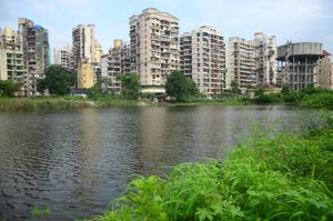 Murbi Talao at Sector 18/19 Kharghar in Navi Mumbai(HT File) Murbi Talao at Sector 18/19 Kharghar in Navi Mumbai(HT File)