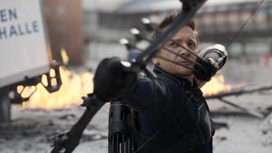 American actor Jeremy Renner as Hawkeye/Clint Barton in 2016’s Captain America: Civil War American actor Jeremy Renner as Hawkeye/Clint Barton in 2016’s Captain America: Civil War