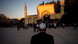 A Muslim man arriving at the Id Kah Mosque for morning prayer during Eid al-Fitr in Kashgar in China's Xinjiang Uighur Autonomous Region on June 26, 2017.(AFP File Photo) A Muslim man arriving at the Id Kah Mosque for morning prayer during Eid al-Fitr in Kashgar in China's Xinjiang Uighur Autonomous Region on June 26, 2017.(AFP File Photo)