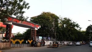 KBP college is in a silence zone at Sector -16 Vashi in Navi Mumbai.(HT Photo) KBP college is in a silence zone at Sector -16 Vashi in Navi Mumbai.(HT Photo)