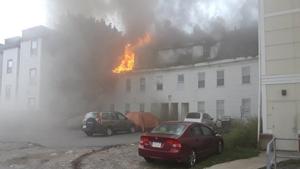 A building burns after explosions in Lawrence, Massachusetts, United States in this September 13, 2018 photo from social media by Boston Sparks. Boston Sparks/Social Media/via Reuters.(REUTERS) A building burns after explosions in Lawrence, Massachusetts, United States in this September 13, 2018 photo from social media by Boston Sparks. Boston Sparks/Social Media/via Reuters.(REUTERS)