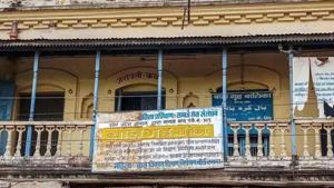 The Deoria shelter home from where twenty-six girls were rescued after allegation of sexual exploitation of the inmates came to light.(PTI photo)