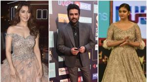 Hansika Motwani walked home with two awards (style and youth icon) while Madhavan won his awards in best actor critics choice and style icon categories.(Viral Bhayani) Hansika Motwani walked home with two awards (style and youth icon) while Madhavan won his awards in best actor critics choice and style icon categories.(Viral Bhayani)