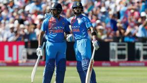 Rohit Sharma will lead the side in Virat Kohli’s absence(REUTERS) Rohit Sharma will lead the side in Virat Kohli’s absence(REUTERS)