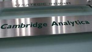 The nameplate of political consultancy, Cambridge Analytica, is seen in central London, Britain.(Reuters File Photo) The nameplate of political consultancy, Cambridge Analytica, is seen in central London, Britain.(Reuters File Photo)