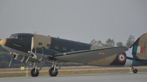 Dakota military transport aircraft at Hindon air base. The Indian Air Force (IAF) has come up with major plans for Andhra Pradesh to make it a ‘strategic base’.(HT File Photo) Dakota military transport aircraft at Hindon air base. The Indian Air Force (IAF) has come up with major plans for Andhra Pradesh to make it a ‘strategic base’.(HT File Photo)