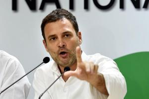 Rahul is now planning to set sail in a leaky ship, a hotchpotch coalition which hasn’t even come together yet.(Arvind Yadav/HT PHOTO) Rahul is now planning to set sail in a leaky ship, a hotchpotch coalition which hasn’t even come together yet.(Arvind Yadav/HT PHOTO)