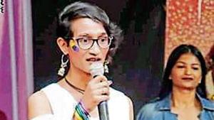 Anjali Siroya won this year’s title of ‘Rose Queen’ at Matunga’s Ramnarain Ruia College.(HT Photo) Anjali Siroya won this year’s title of ‘Rose Queen’ at Matunga’s Ramnarain Ruia College.(HT Photo)