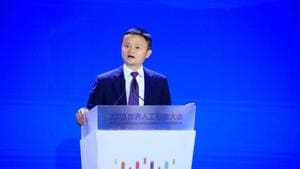 Alibaba Group co-founder and executive chairman Jack Ma attends the WAIC in Shanghai, China.(Reuters Photo) Alibaba Group co-founder and executive chairman Jack Ma attends the WAIC in Shanghai, China.(Reuters Photo)