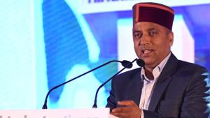 Jai Ram Thakur was a surprise choice for the chief minister’s post after the Bharatiya Janata Party (BJP) swept to power in Himachal Pradesh last December.(HT File Photo) Jai Ram Thakur was a surprise choice for the chief minister’s post after the Bharatiya Janata Party (BJP) swept to power in Himachal Pradesh last December.(HT File Photo)