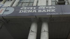 Shares of Dena Bank surged up to 20 per cent, while Bank of Baroda tumbled nearly 14 per cent Tuesday following merger announcement.(HT File Photo) Shares of Dena Bank surged up to 20 per cent, while Bank of Baroda tumbled nearly 14 per cent Tuesday following merger announcement.(HT File Photo)