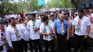 Goa Pradesh Congress Committee MLAs in Panaji, Goa in May 2018.(HT File Photo) Goa Pradesh Congress Committee MLAs in Panaji, Goa in May 2018.(HT File Photo)