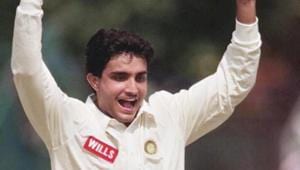 India's Sourav Ganguly reacts to bowling out Abdul Razzak of Pakistan at the Sahara Cup Cricket tournament in Toronto.(AFP/Getty Images) India's Sourav Ganguly reacts to bowling out Abdul Razzak of Pakistan at the Sahara Cup Cricket tournament in Toronto.(AFP/Getty Images)
