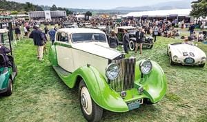 Amir Jetha’s restored 1935 Rolls Royce Phantom II Continental Coupe was adjudged best Rolls in the show