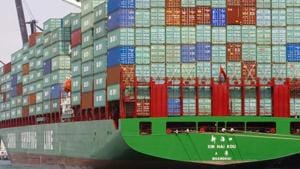 Cargo stacked on a China Shipping Line freighter at Miami Beach, Florida. The trade war Donald Trump is waging with China is shifting to a new phase as each new volley of tariffs pushes the world’s two biggest economies toward decoupling.(AFP File Photo) Cargo stacked on a China Shipping Line freighter at Miami Beach, Florida. The trade war Donald Trump is waging with China is shifting to a new phase as each new volley of tariffs pushes the world’s two biggest economies toward decoupling.(AFP File Photo)