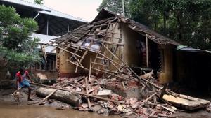 The rains and subsequent floods, said to be the worst in the last 100 years, had claimed 493 lives since May 29, besides leaving a trail of destruction that saw nearly 14 lakh people displaced from their homes.(Reuters File Photo) The rains and subsequent floods, said to be the worst in the last 100 years, had claimed 493 lives since May 29, besides leaving a trail of destruction that saw nearly 14 lakh people displaced from their homes.(Reuters File Photo)