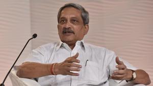 Goa chief minister Manohar Parrikar has been admitted to the All India Institute of Medical Sciences (AIIMS) due to a pancreatic ailment.(HT File Photo) Goa chief minister Manohar Parrikar has been admitted to the All India Institute of Medical Sciences (AIIMS) due to a pancreatic ailment.(HT File Photo)
